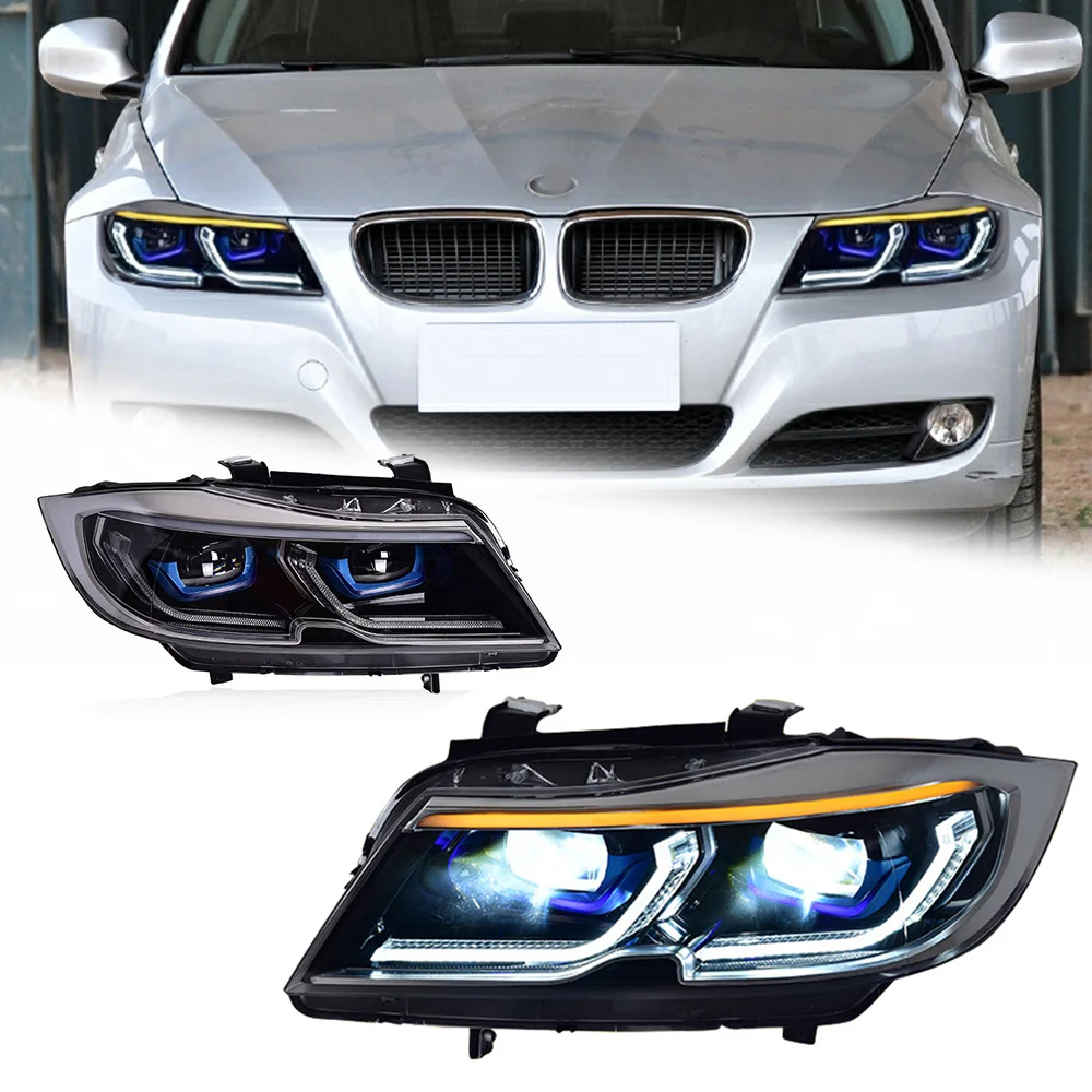Styling LED HeadLights for BMW 3 series E90 05-12 upgrade led DRL Car head lamp Assembly Signal Auto Accessories Modified Lamp