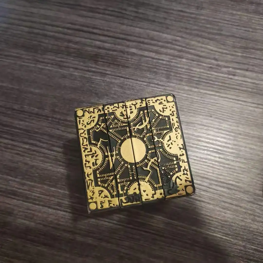 1pcs Puzzle Box Moveable Lament Horror Terror Figures Film Serie Hellraiser Cube IQ&EQ Test Toys Kids Gifts - view 3