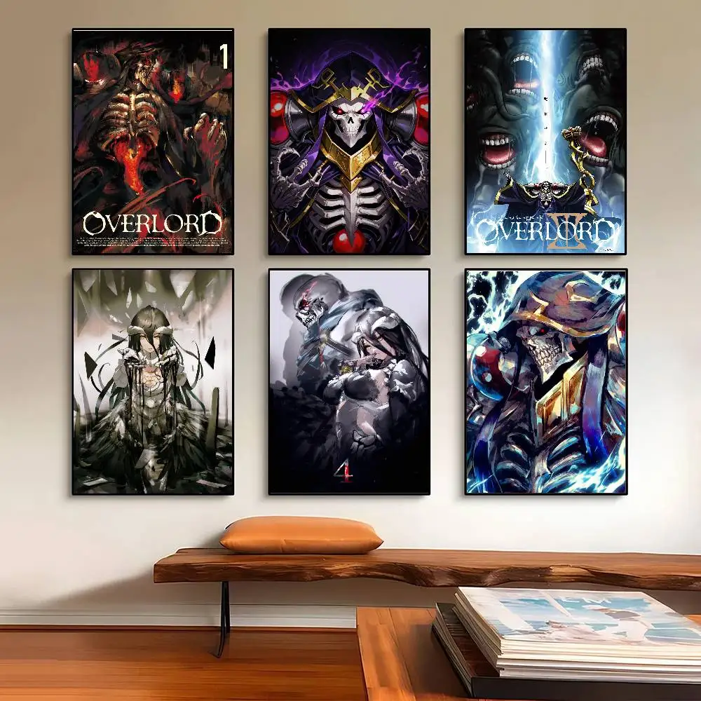 Аниме Overlord плакат настенное искусство домашний декор комнаты цифровая живопись гостиная ресторан Фото №2