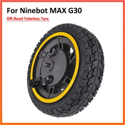 Off-Road Tubeless Tyre For Ninebot Max G30 G30D G30LP Electric Scooter 10inch 60/70-6.5 Thickened Outer Tire With Valve