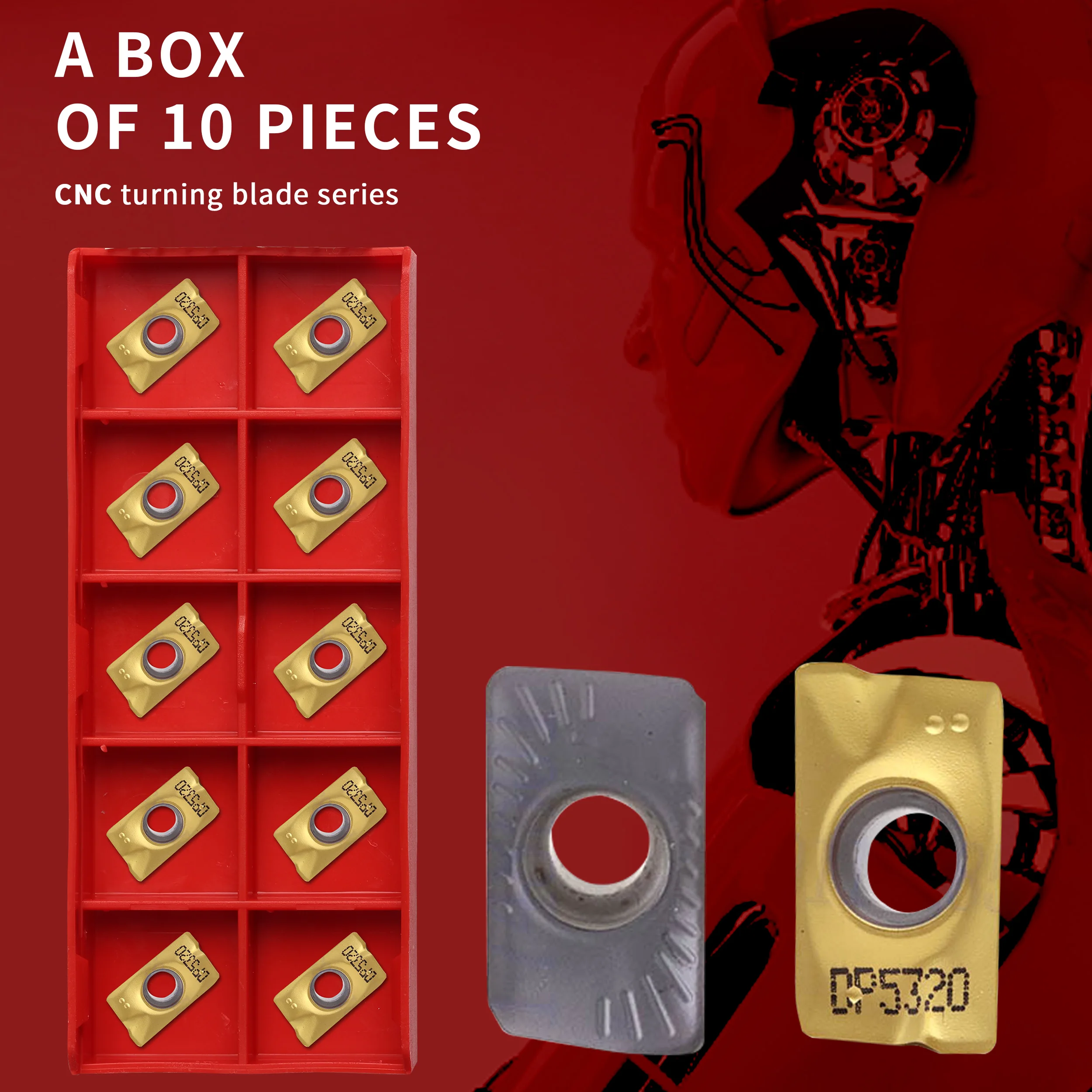 ماكينة خرط, 10 قطعة APMT1135 PDER APMT1604 DP5320 APMT 1604 DP5420 آلة خرط CNC كربيد حادة تحول إدراج طلاء عالي الجودة