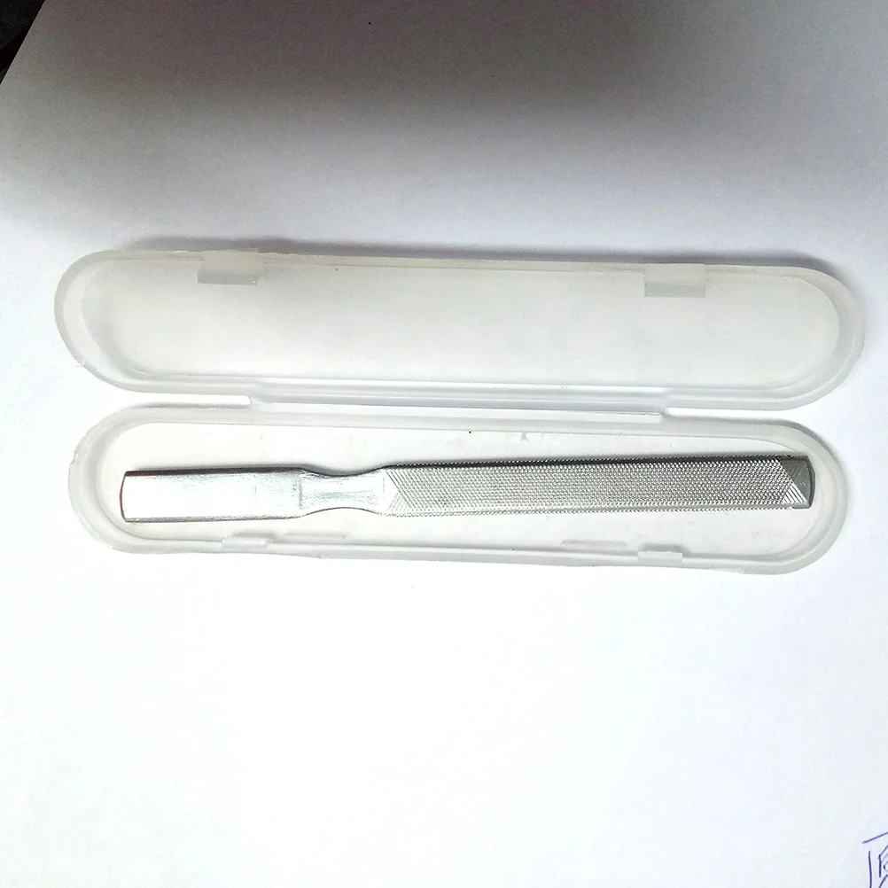 6 pezzi di lime per unghie in acciaio inossidabile, resistenti e durevoli, strumenti per manicure per pedicure, archiviazione prima del trattamento delle unghie, strumenti per manicure