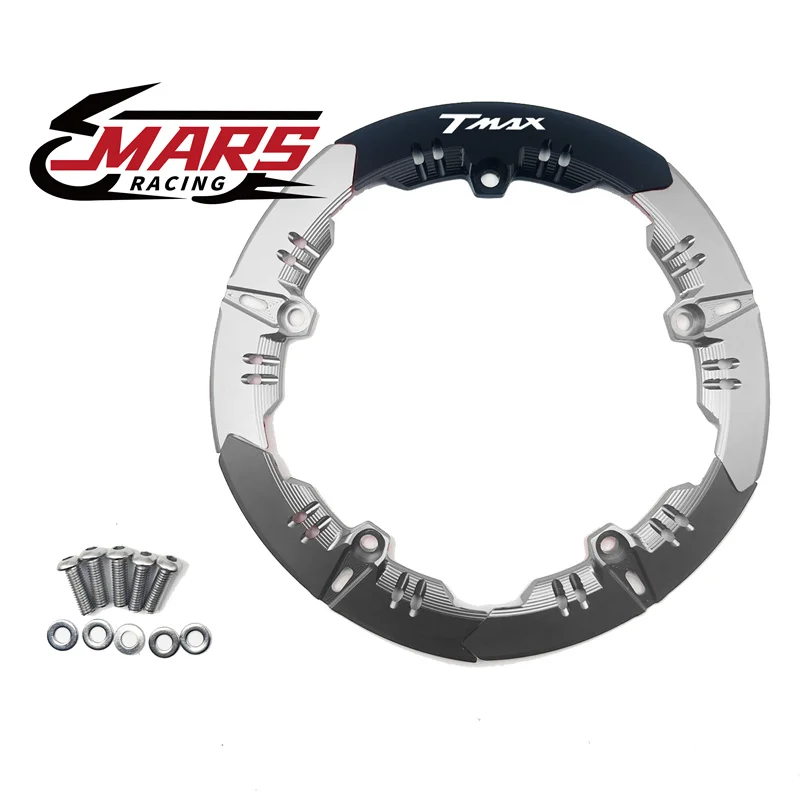 For YAMAHA NEW TMAX560 TMAX530 SX DX 2017 2018-2021 2020 2023 Motorcycle Decorative Cover Transmission Belt Pulley Wheel Cover