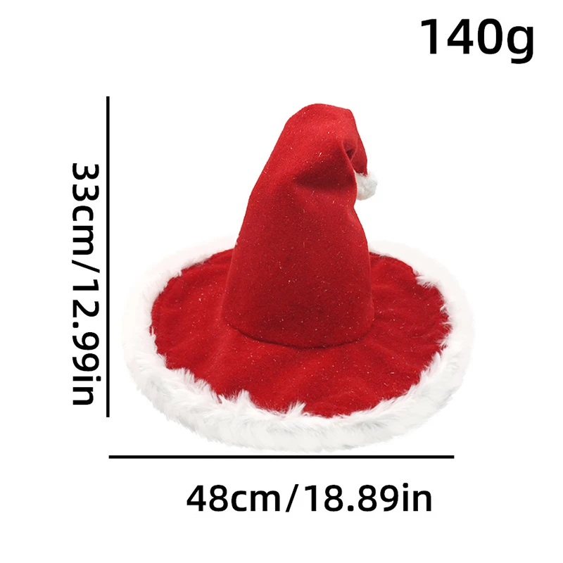 New Fashion Christmas Hat Santa Hat Holiday For Adults Unisex Comfort Extra Thicken Men Women New Year Festive Party Xmas Hats