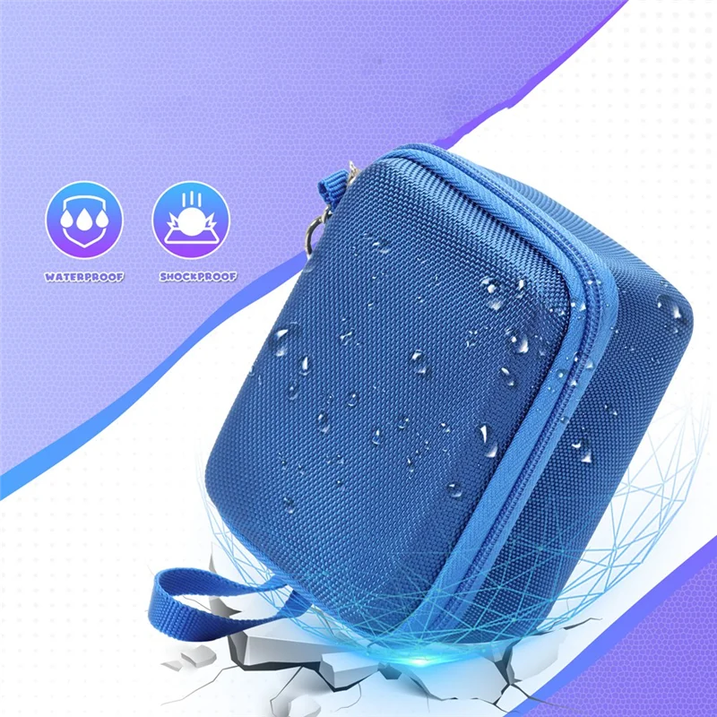 BAAY حقيبة حمل لـ Bitzee Digital Pet Protective Case المحمولة الظاهري الإلكترونية لعبة الحيوانات الأليفة وحدة التحكم حقيبة التخزين مع حزام