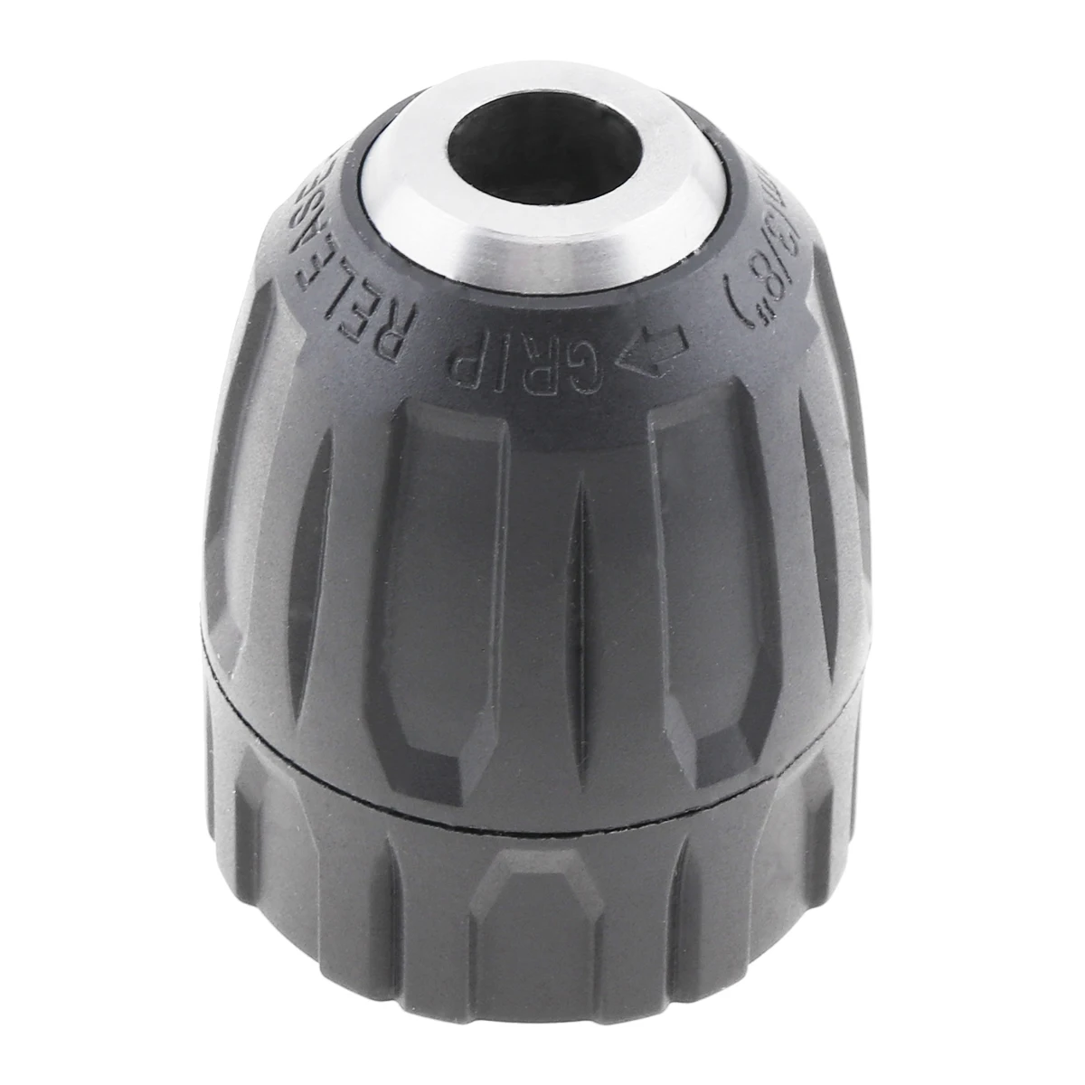 Mini Keyless Drill Bit Chuck Adapter Converter Air Electric Cordless 1/32-3/8 in 24 UNF 0.8-10mm Quick Change