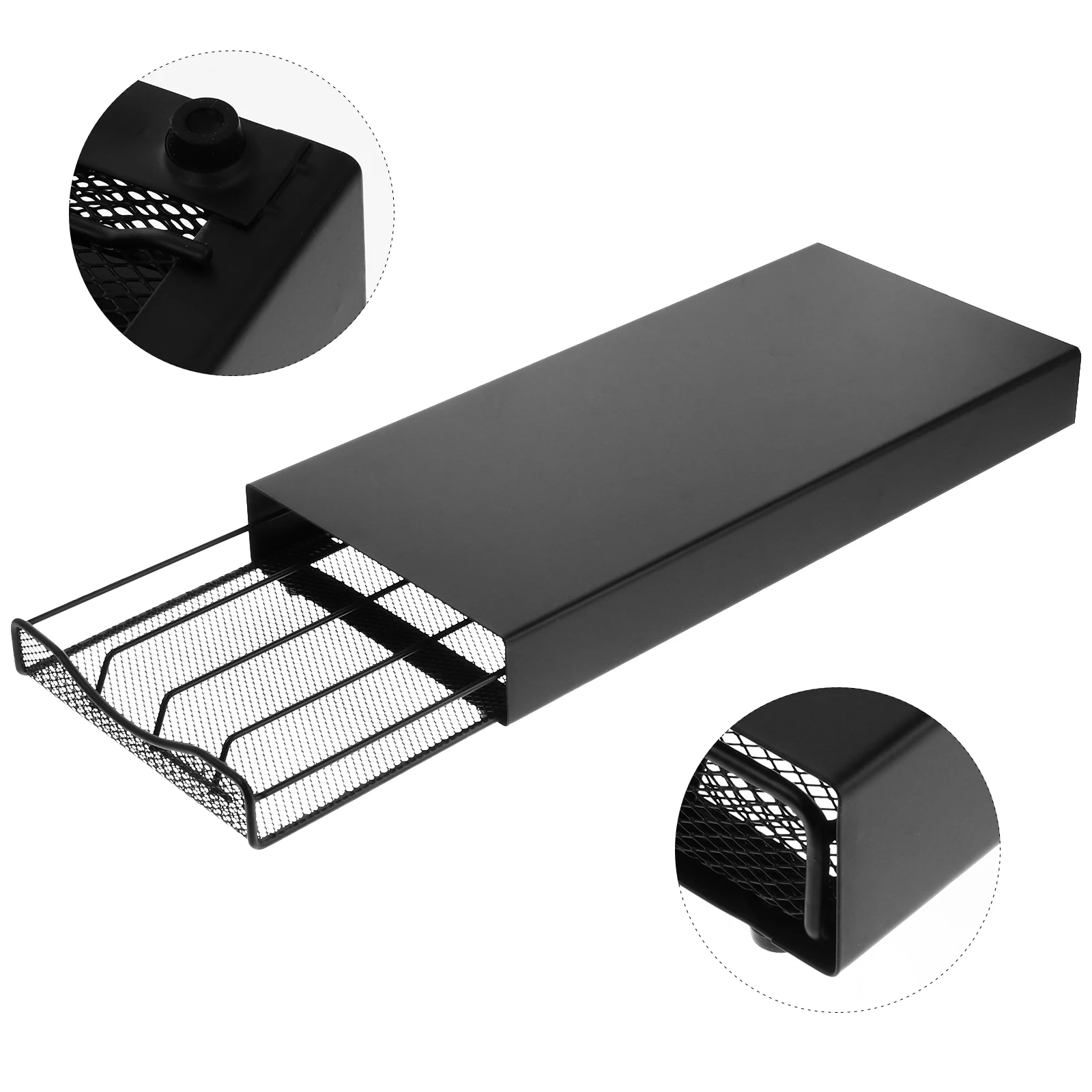 

Coffee Holder Storage Holder Drawer Type Rack for Home Office Kitchen Plastic Iron Material