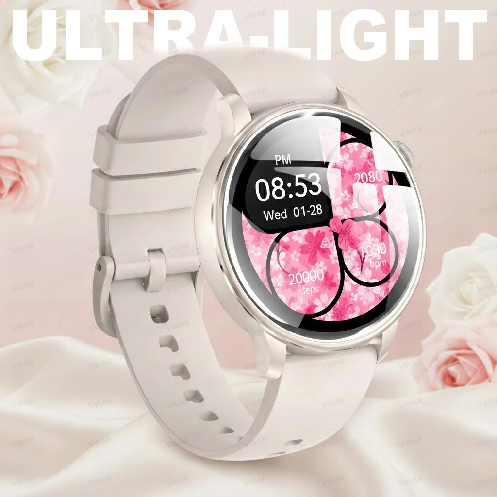 

Новые женские смарт-часы 2026 года: модные, с AMOLED HD-экраном, GPS, отслеживанием пульса, Bluetooth-звонками, водонепроницаемые, для спорта и активного отдыха