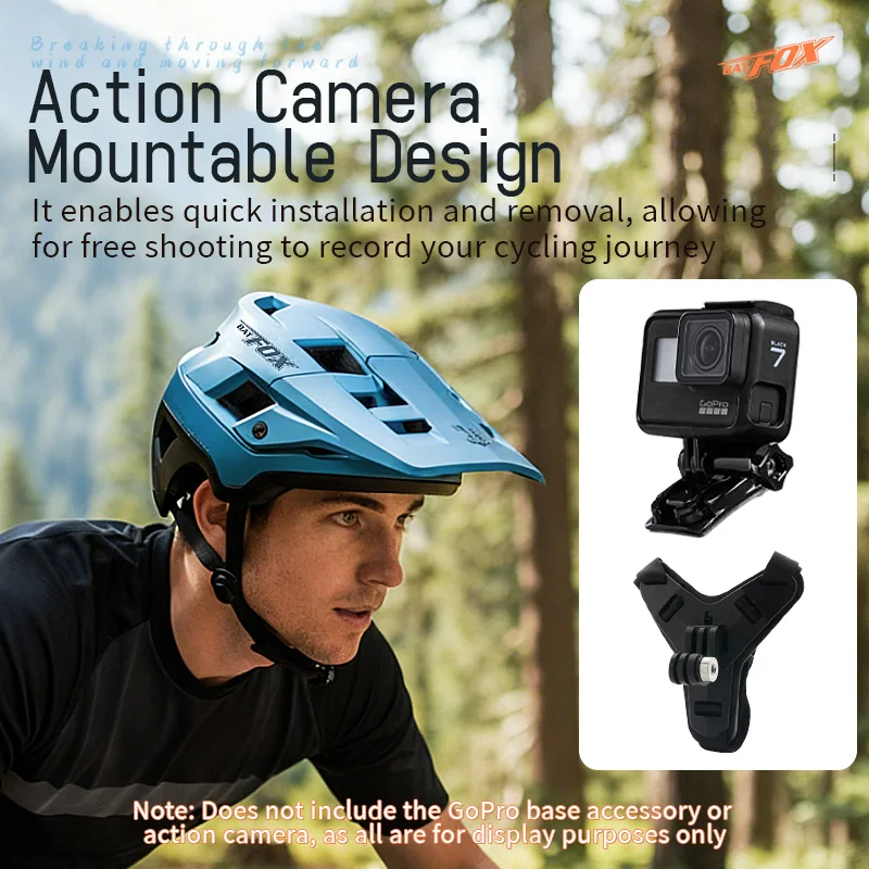 Kask rowerowy BATFOX Męski Damski Formowany Integralnie Off-road Downhill MTB Kaski Rowerowe Ochrona Bezpieczeństwa Sprzęt do Rowerów Górskich