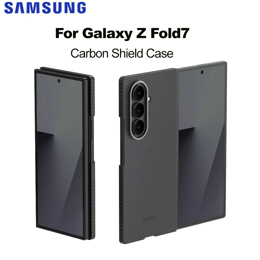 

Original Samsung Galaxy Z Fold7 Official Carbon Shield Case with Includes Anti-reflecting Film genuine EF-XF966