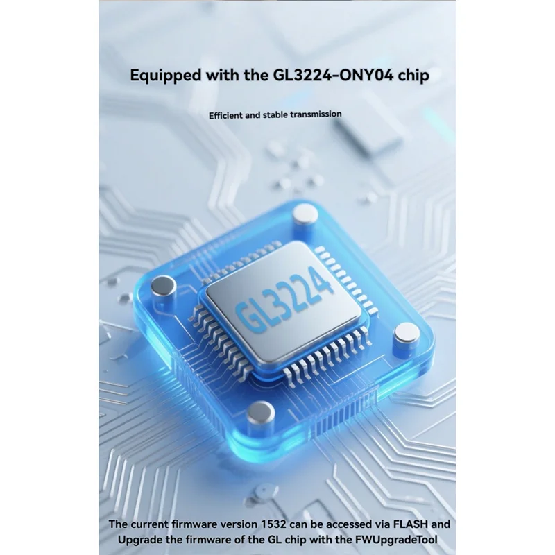 B68C USB3.0 Reader Module SD+TF Card 2-In-1 Dual Card Dual Reading On-Board GL3224 Chip Mini Reader Module