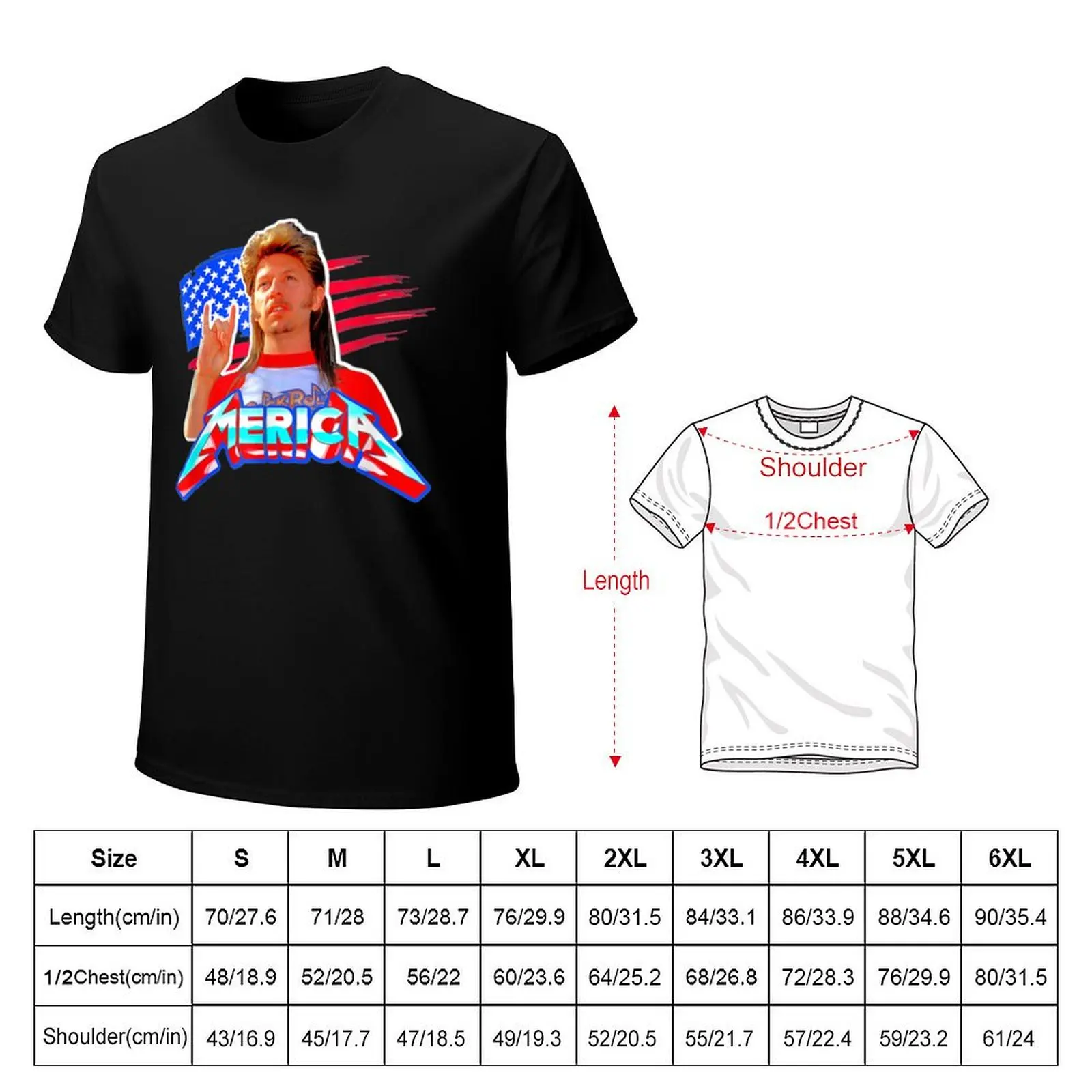 4th Of July Merica Funny Joe dirt s Funny T-Shirt Big and Tall Solid Color T-Shirt