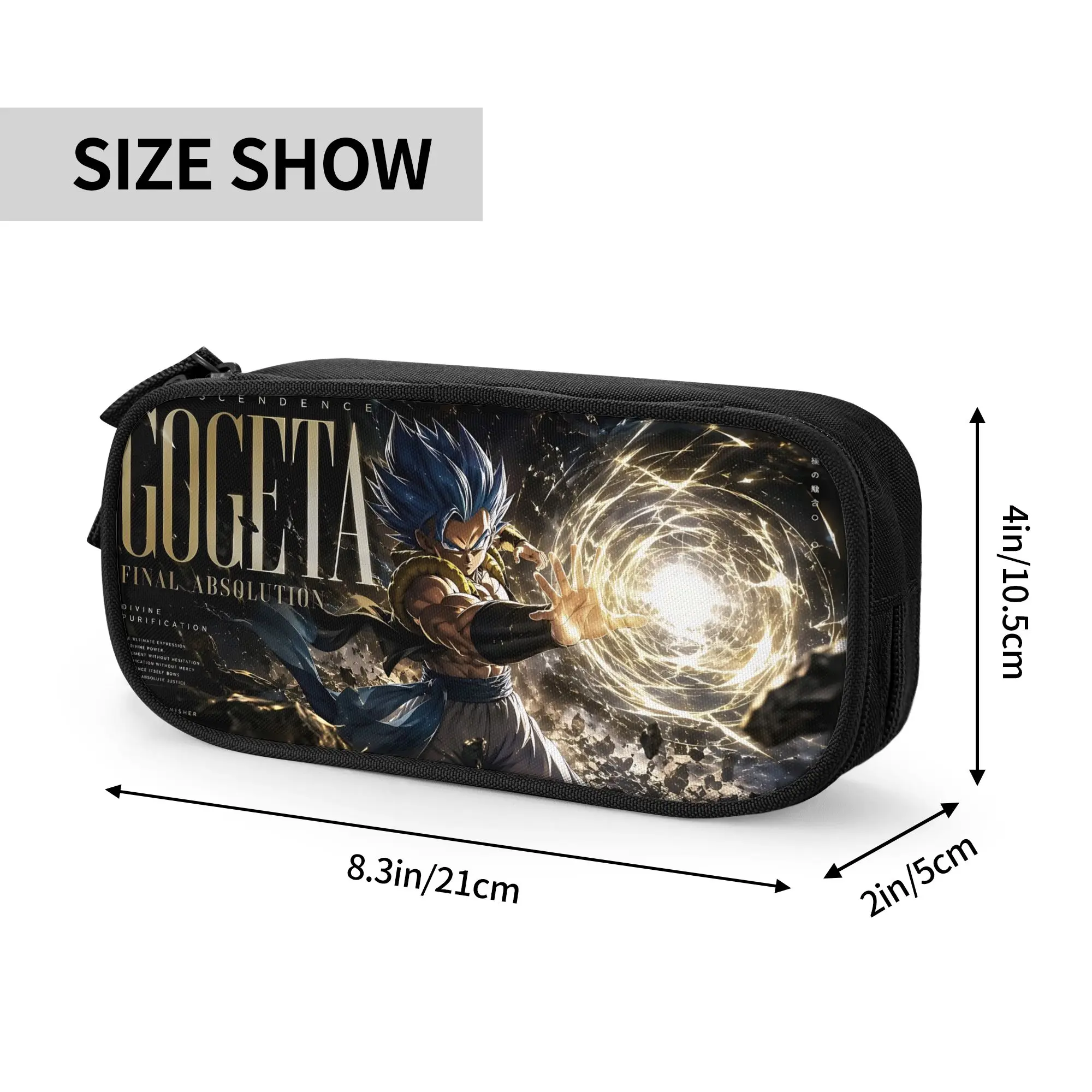 Custom Dragon Ball Z Large Capacity Bags for Child  School Pencil Bag for Boys Gilrs Kids