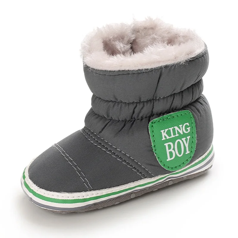 0-18M Winter Neue Baby Weichsohlen Warme Dicke Schneestiefel Bequeme Alltags-Freizeitschuhe für Säuglinge und Kleinkinder – Detail 22
