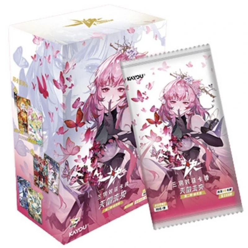 KAYOU Echte Drie Koninkrijken Kaart TCG Tian Zheng Wei Yang Serie Helden Drie Machts Collectie Kaart Speelgoed Geschenken