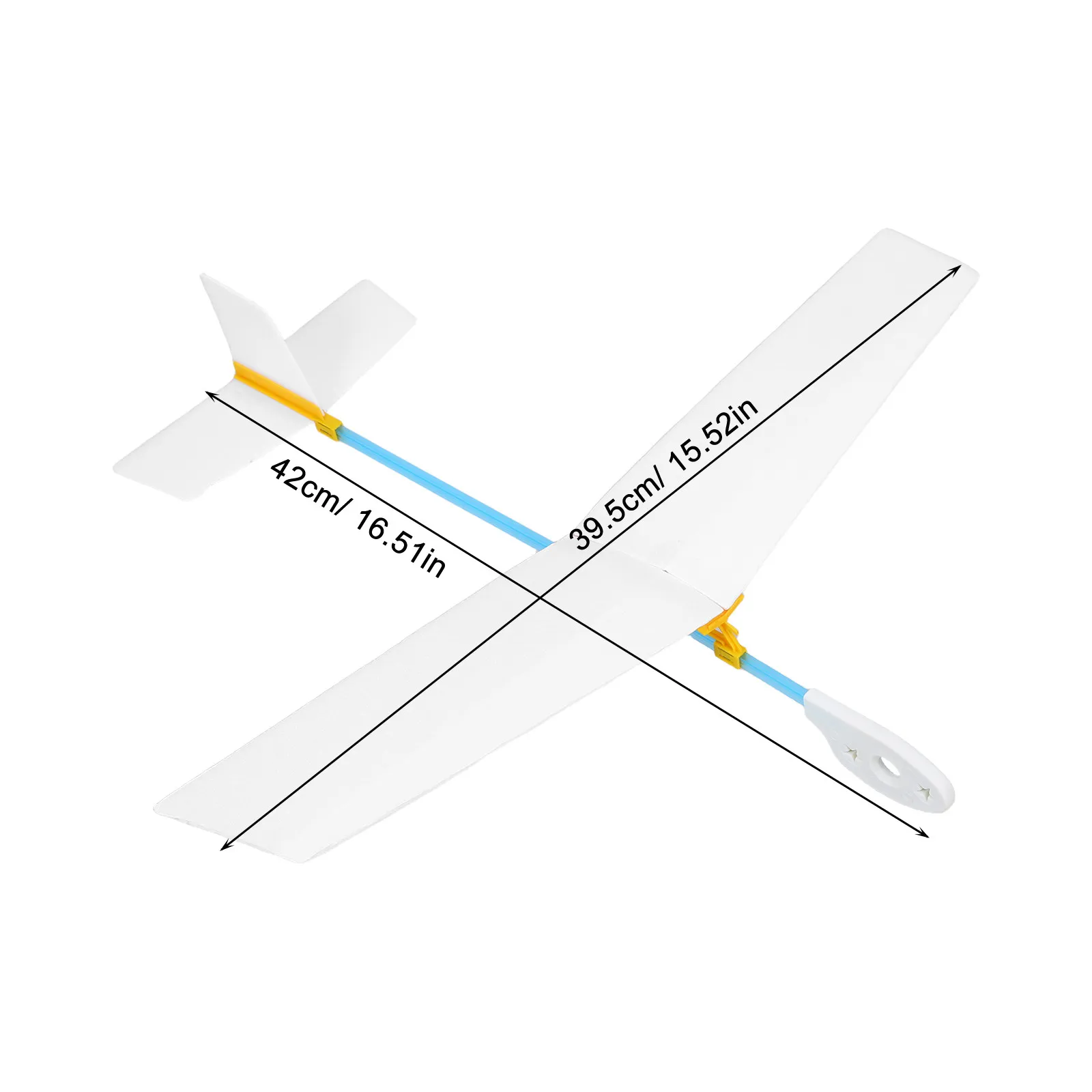 2Pcs DIY Glider Airplane Kit Educational Craft Toy for Kids Indoor Outdoor Creative Activity Set