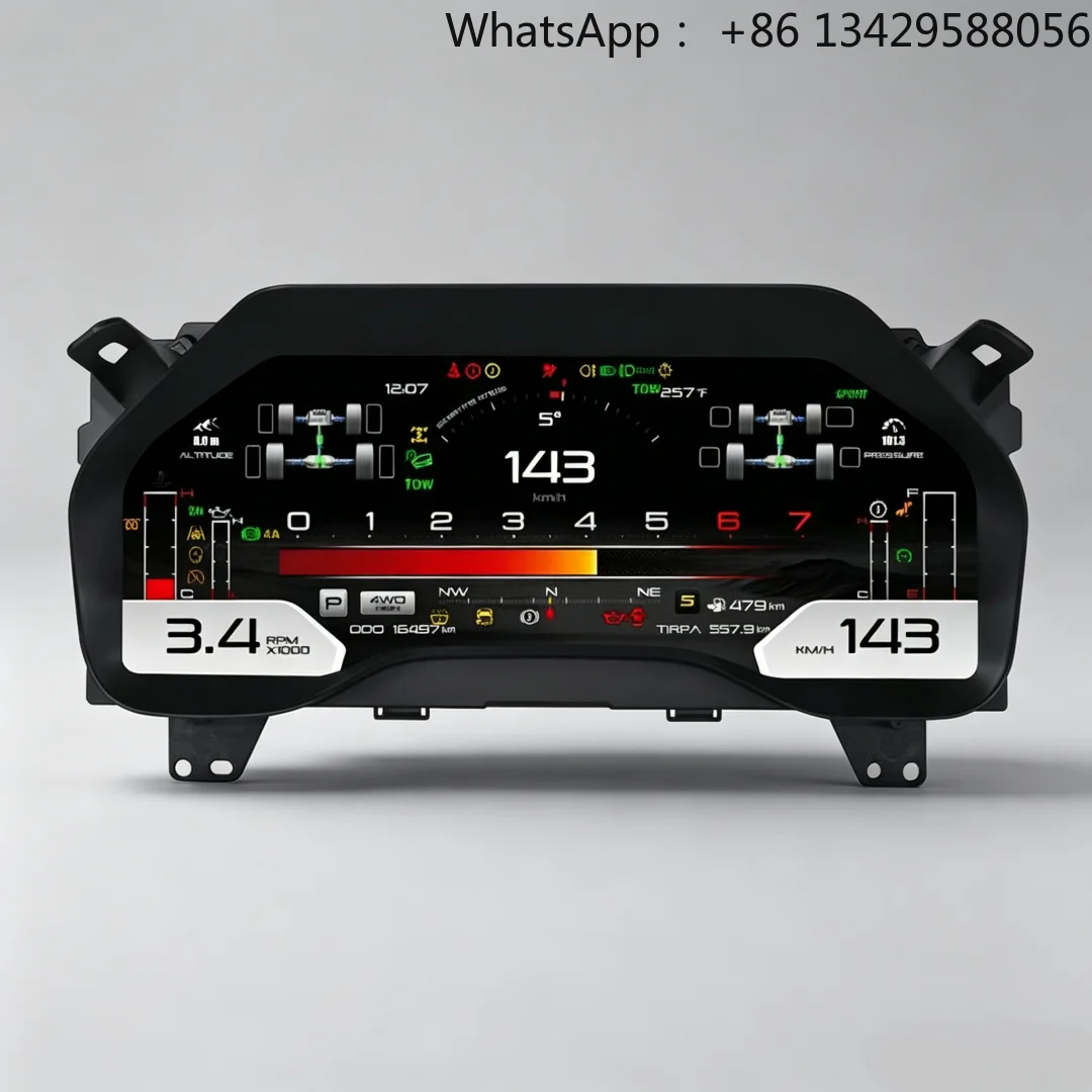 New for Ford F150 2015-2021 Dashboard Instrument Digital Cluster with Linux System 9 Modes Retrofit Upgrade