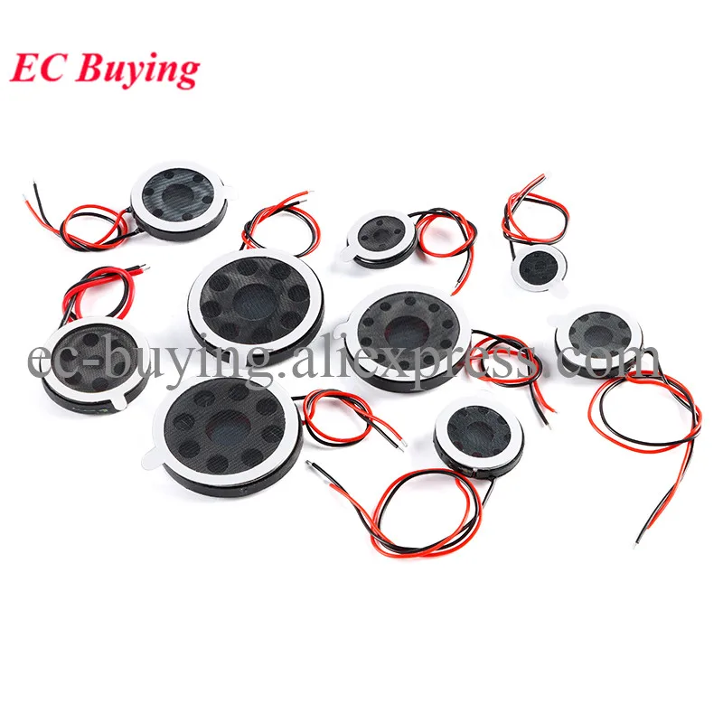 10mm/13mm/15mm/16m/18mm/20mm/23mm/25mm/26mm 8R 8 ohms 1W Speaker Loudspeaker Audio for Tablet DIY Phone Computer Trumpet Horn