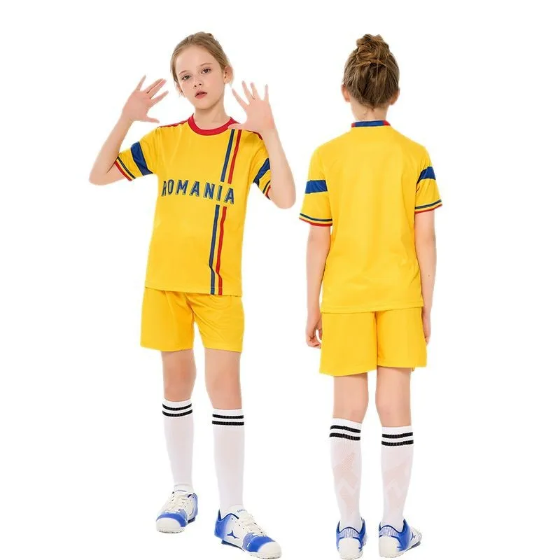 Children's Football Jersey Set Male Kindergarten Primary and Secondary School Students Brazil Argentina Germany Soccer Jersey