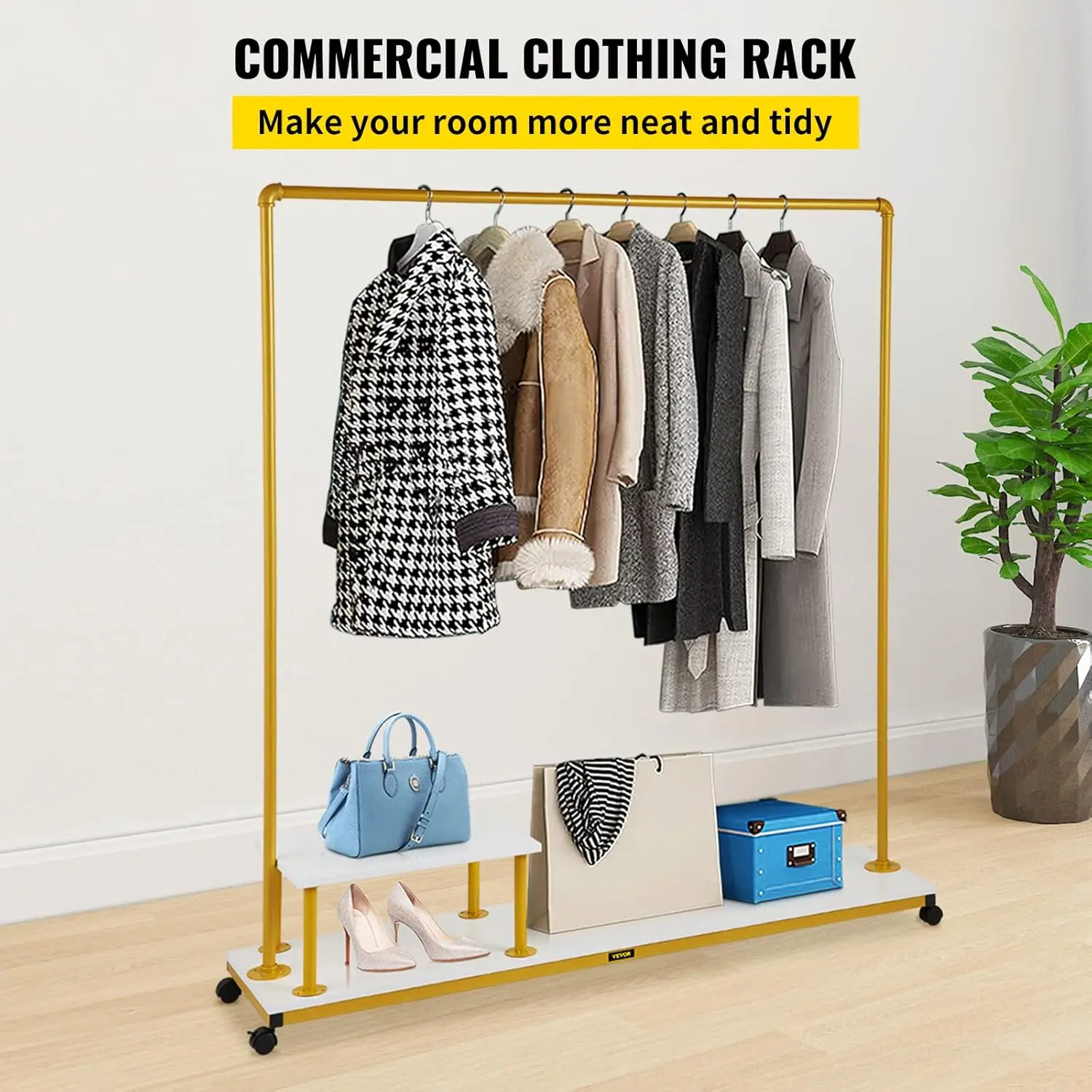 Clothing Garment Rack, 59.1