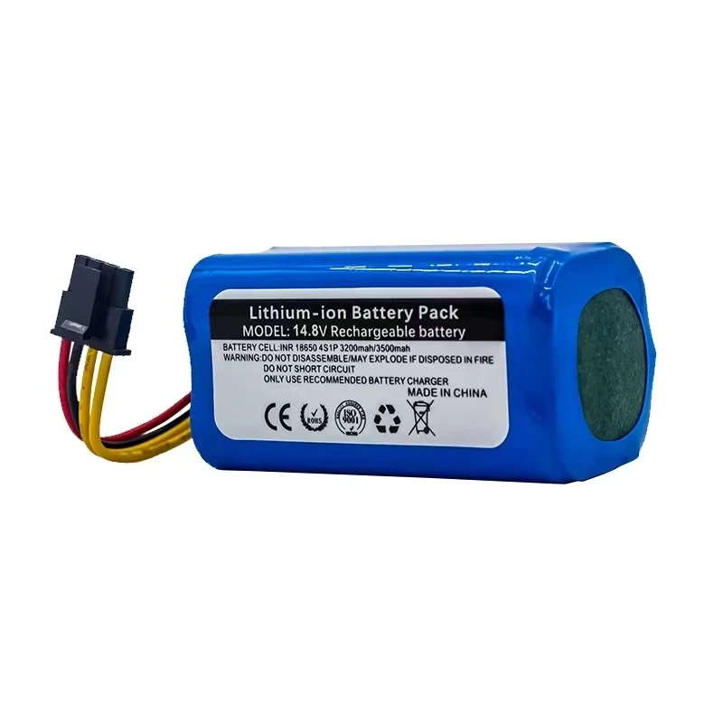 Batteria agli ioni di litio da 14,4 V 3200 mAh per Cecotec Conga 1290 1390 1490 Proscenic P1 P2 P3 Batteria di ricambio per aspirapolvere robot