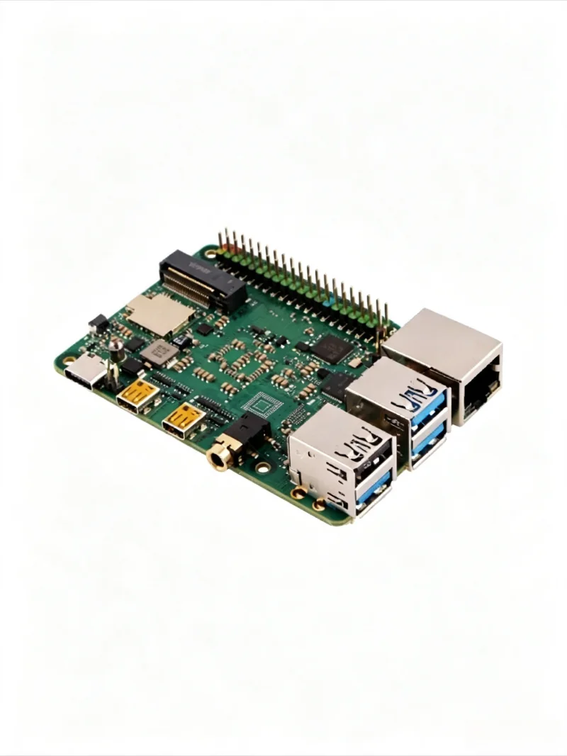 N100 Single Board Computer 4X 2.5G LAN Mini PC, High Performance Low Power Desktop Computer