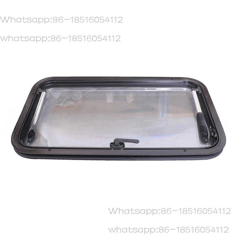 Side ventilation window acrylic material curtain insect net can be fixed