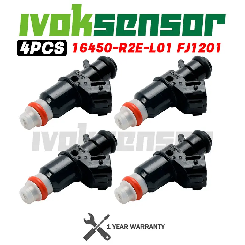 

4 шт./лот OEM 16450-R2E-L01 топливная форсунка для HONDA 12-15 CIVIC 16-20 HR-V 1.8L 16450R2EL01 FJ1201 2-39268 800-2237N