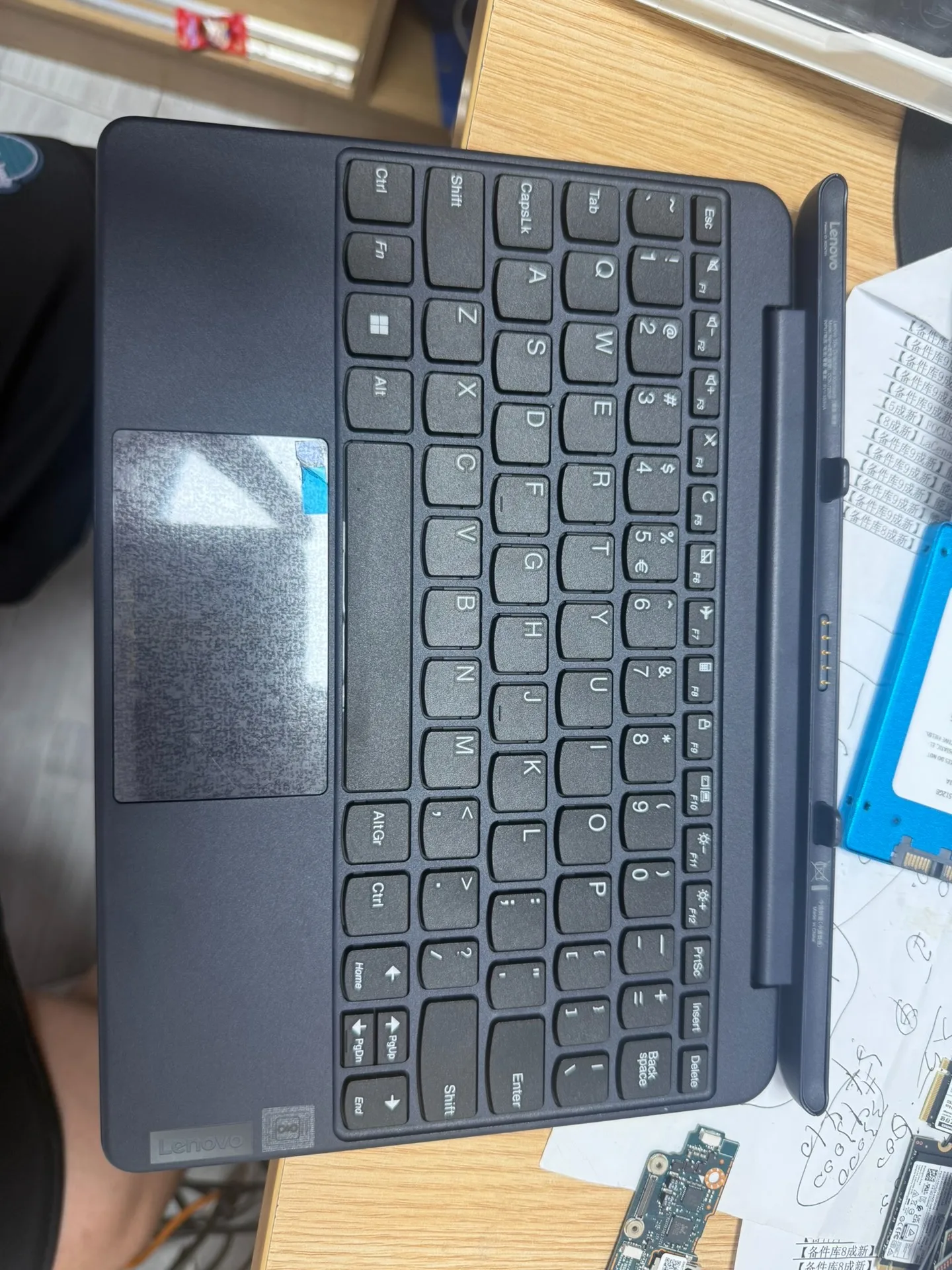 

Клавиатура для съемного 10-дюймового студенческого планшета 2-в-1 Lenovo 10 Вт, оригинальная клавиатура Dok-7280P