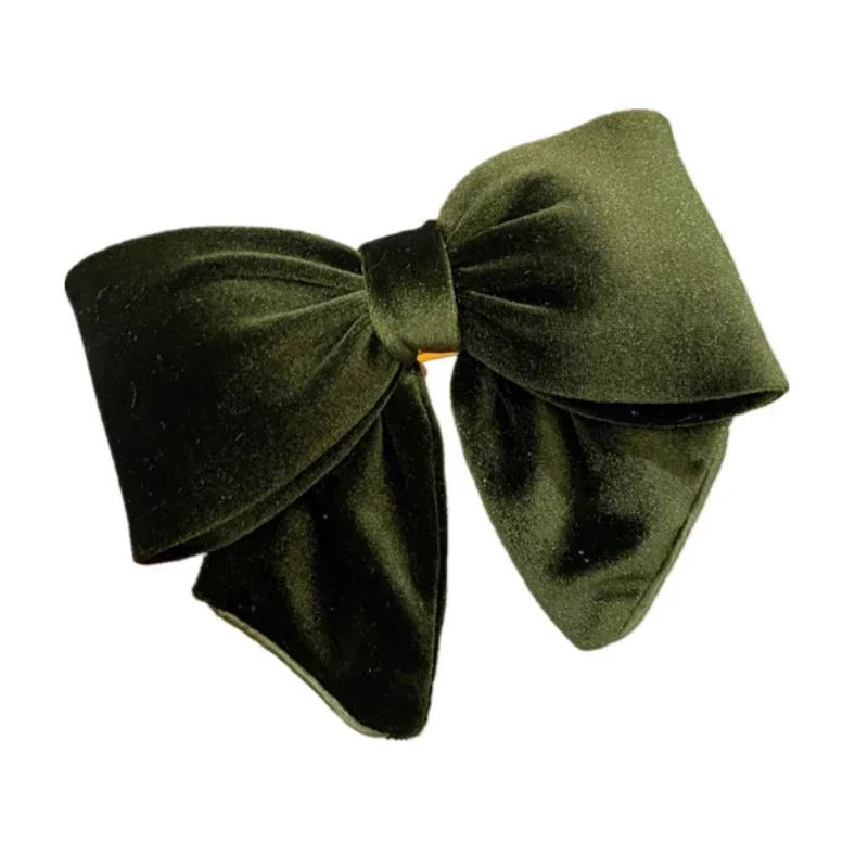 Velvet Bow Hair Clips for Women Girls Solid Color Ponytail Barrettes Fashion Hair Pins Jewelry Korean Hiar Accessories Headwear