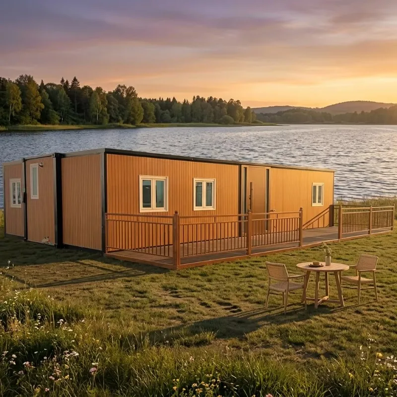 Custom 40ft Expandable Modular Home with Terrace ISO9001 & Watermark Certified NATA Asbestos Free Australian Coastal Villa