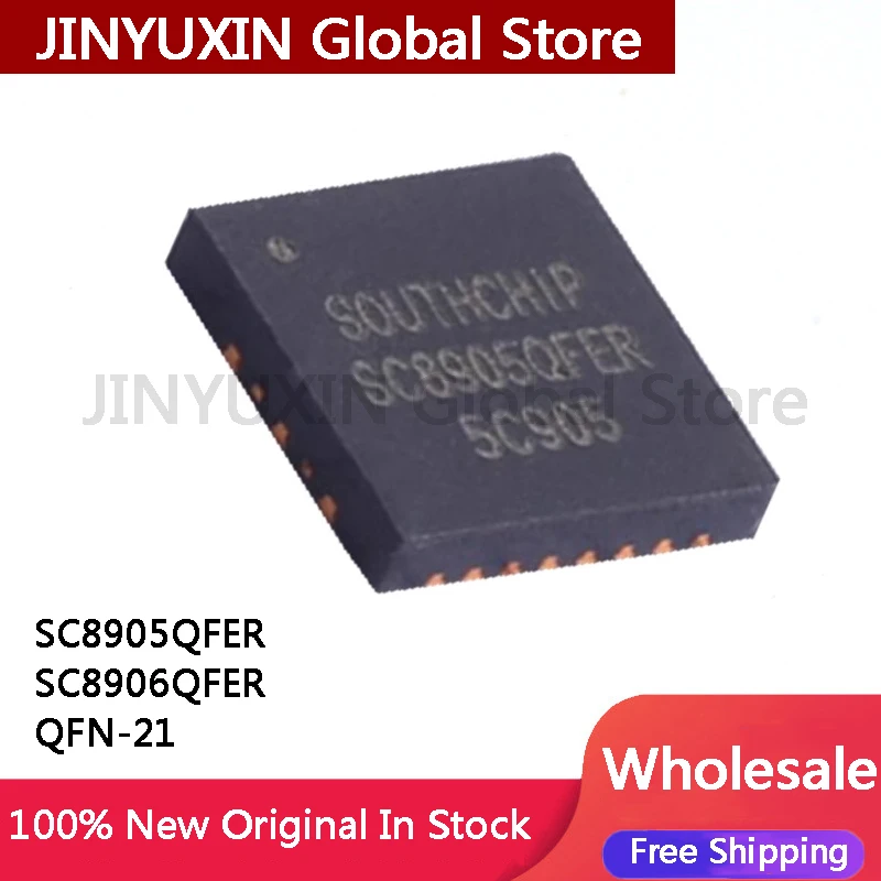 2pcs New Original SC8905QFER SC8906QFER SC8721QFER QFN-21 SC8102QDJR SC8103QDJR SC8112QDJR SC8701QDER QFN-32 Chip