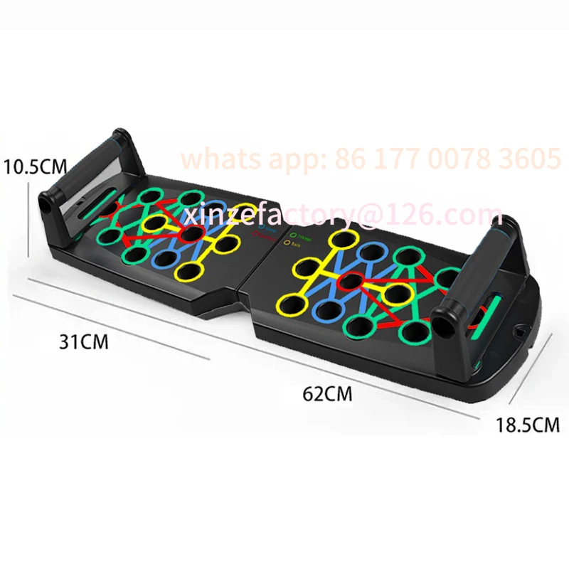 

Customizable Push-up Board Set Portable Multifunctional Push-up Bar Foldable Fitness Equipment For Chest Abdomen Arms/Back Train