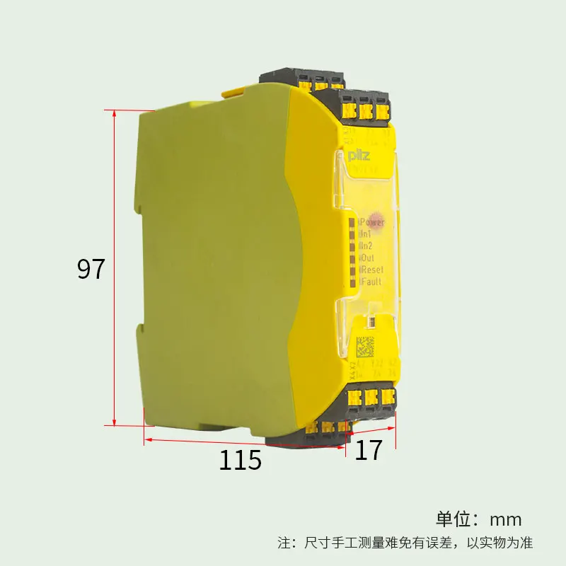 PILZ 751102 Safety Relay 750102 Relay PNOZ S2