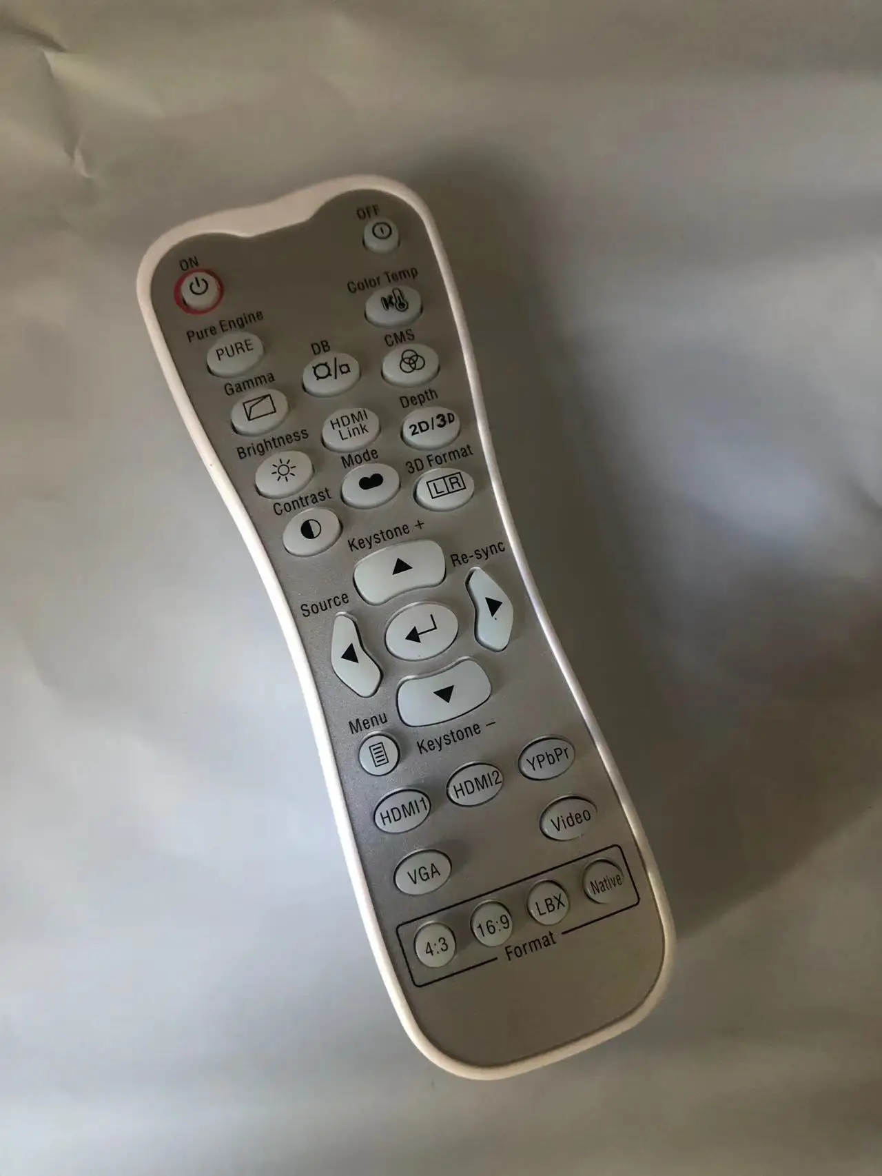 AWO Original 5041840700 Backlit Remote Control For Optoma HD50 HD161X Projectors