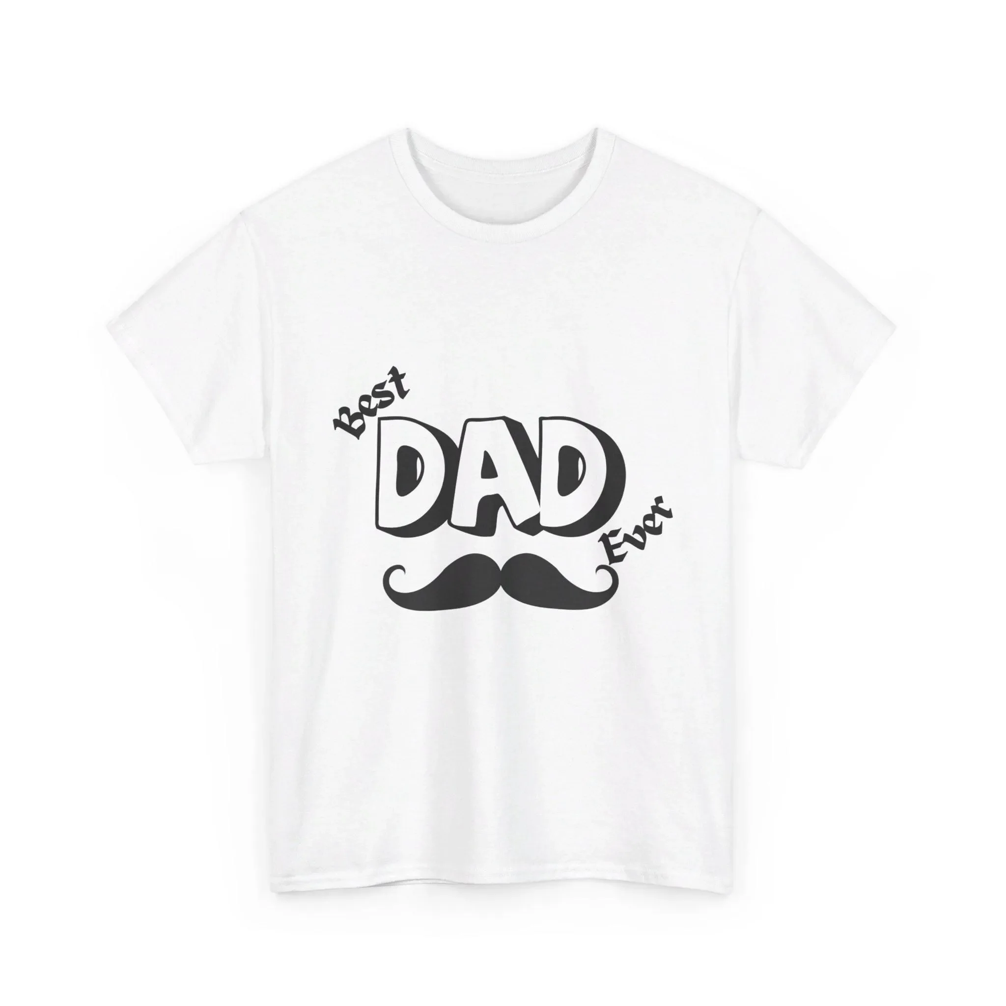 Best Dad Ever White T Shirt Perfect For Fathers Men'S Father'S Day Present Https Www Etsy Com Hk En Listing 1766740168 Shop