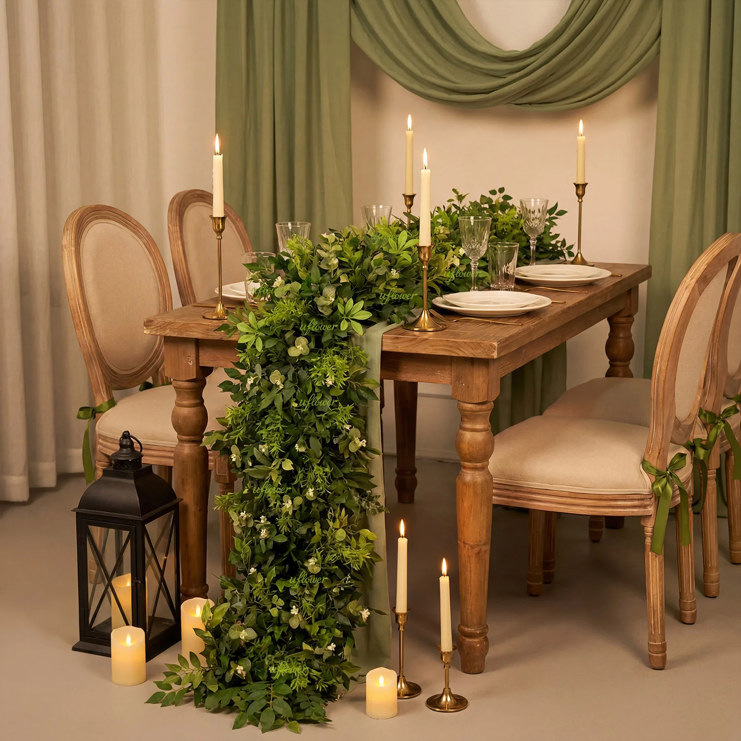 Uflower Yapay Yeşil Yapraklar  - Supply Wedding Venue incelemesi ve fiyatı