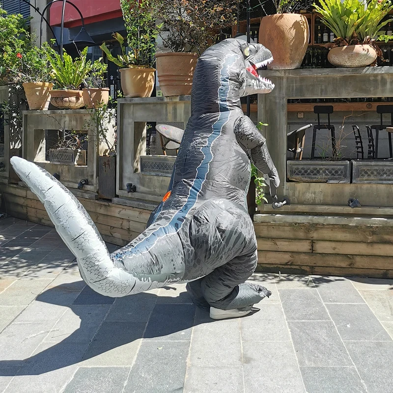❤️ ❤️ ❤️ زي ديناصور فيلوسيرابت - مراجعة Inflatable Dinosaur Costume Adult وسعره