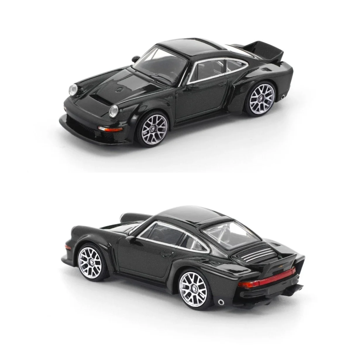 Pop Race 1:64 911 Singer DLS Turbo Black #292 Diecast Model Car Alloy