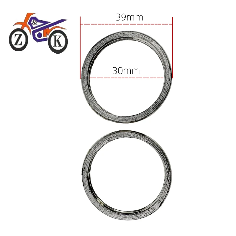 10PCS/SET Motocross Muffler Exhaust Pipe Gasket For HONDA CRF450R CRF450X CBR250 CB300F CBR300 CMX300 CRF250LA 18291-MEB-670