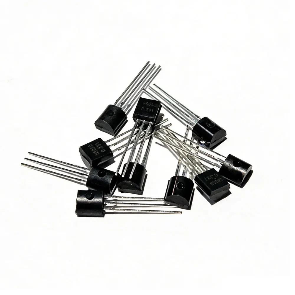 50pcs 2N2222 2907 3904 3906 4401 4403 5401 6517 5551 7000 S8050 SS8550 9011 9012 9013 9014 9015 9018 TO-92 Transistore Triodo