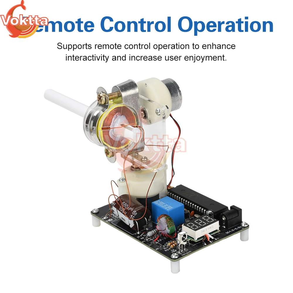 

4,5-5,5 В постоянного тока DIY комплект электромагнитного передатчика дистанционное управление электромагнитная пушка электронная практика инструменты для экспериментов