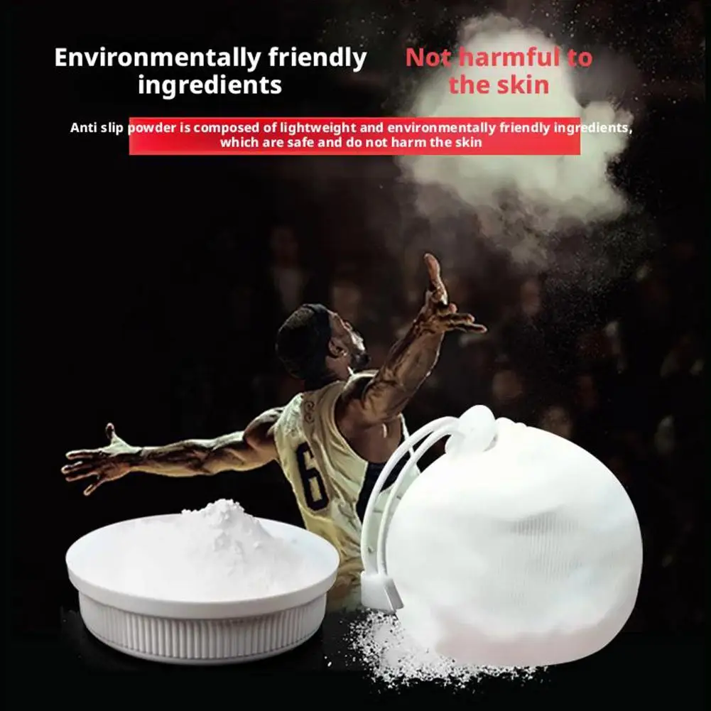 الرياضة الطباشير كرة المغنيسيوم اللياقة البدنية الصالة الرياضية رفع الأثقال الحديد التدريب تسلق الصخور المدرب المضادة للانزلاق كيس مسحوق المغنيسيوم الجاف