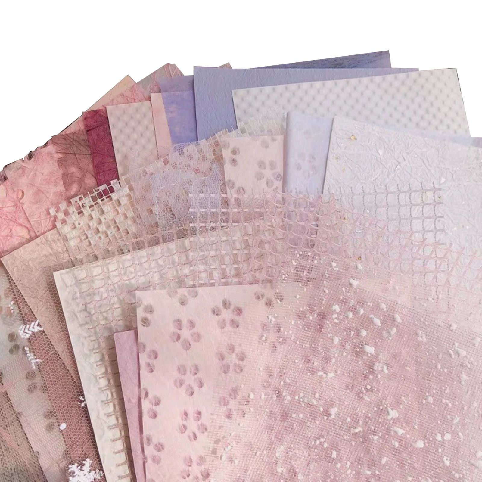 30szt Papier do scrapbookingu Teksturowany Praktyczny Vintage Piękny A5 Szkoła DIY Rzemiosło Tworzenie kartek Art Journaling Notebooks Trwałe