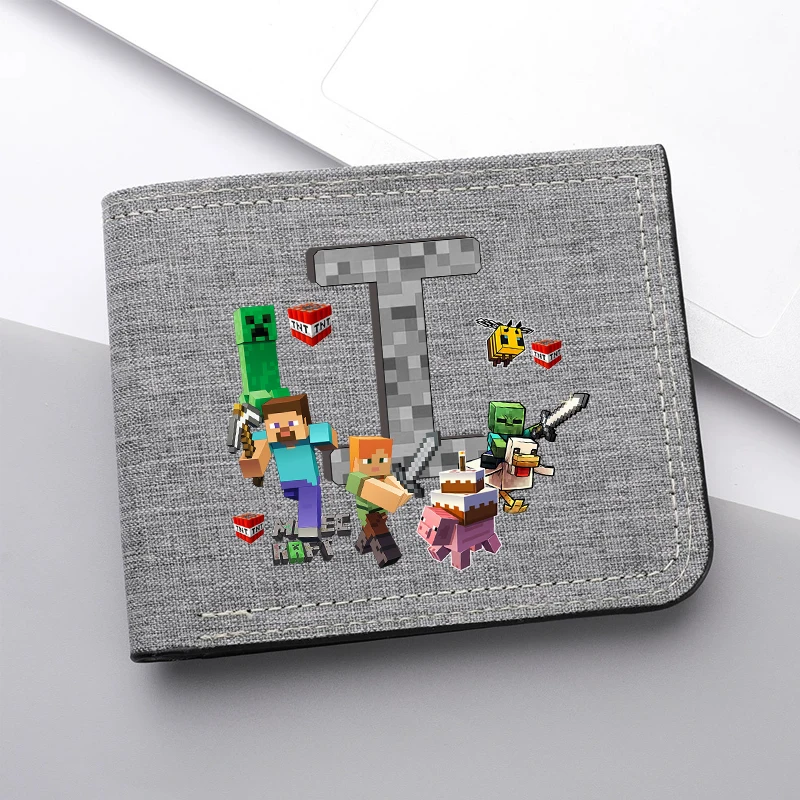 Card Game Kids - Game Minecraft Heren Korte Portemonnee Jongen