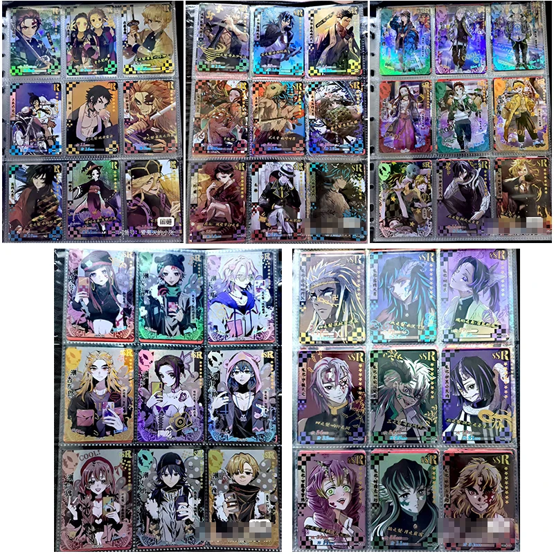

Японское аниме SSR SR R Demon Slayer Kanroji Mitsuri Uzui Tengen, подарки на Рождество, день рождения, детские игрушки, коллекционные карты