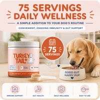 Dog Probiotic Soft Granules with Turkey Tail Mushroom&Vitamin Bacon Flavor Digestive Supplement Gut Health Daily Pet Nutrition 4