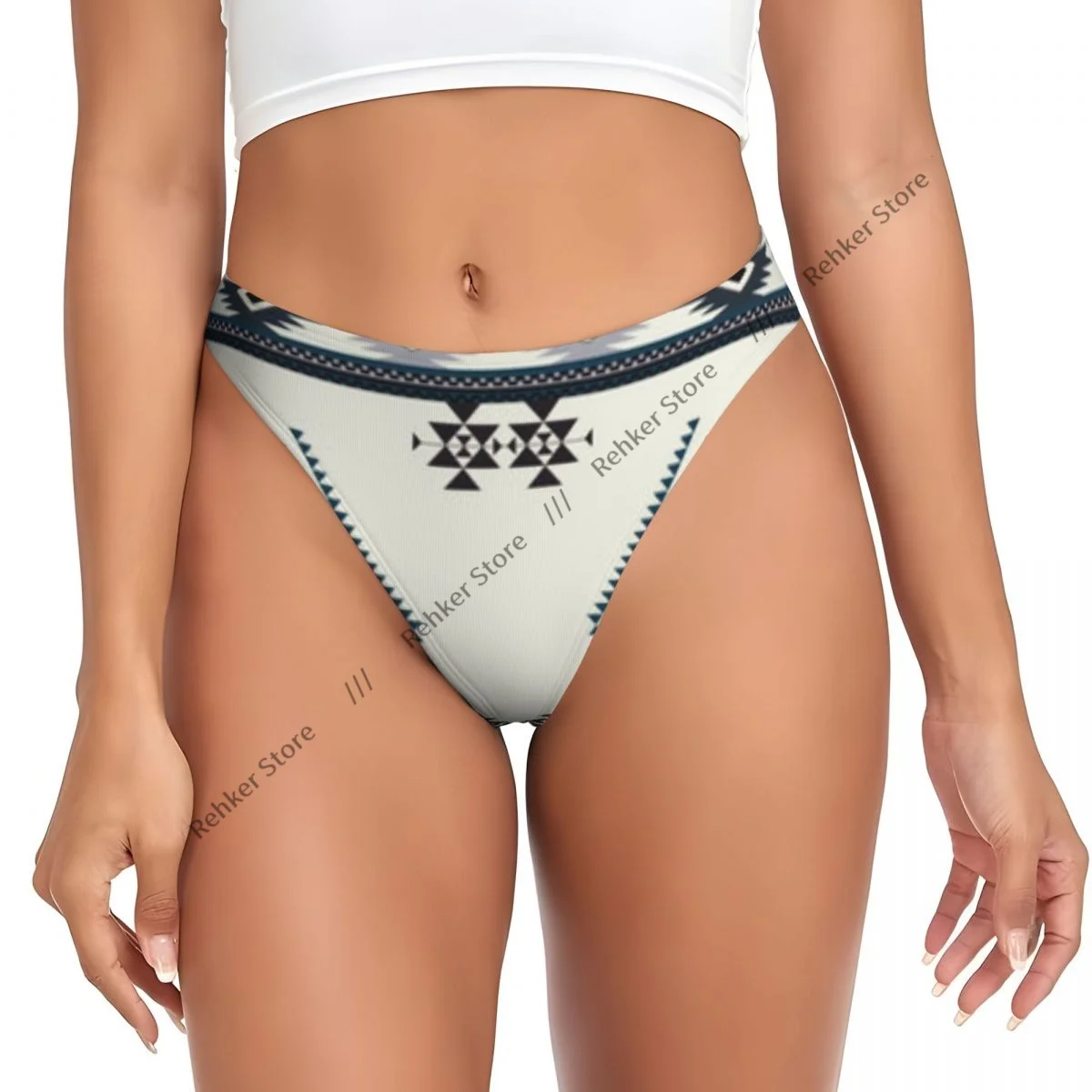 Women's Panties Navajo Tribal Pattern Underwear Sexy Thongs Lingerie G-Strings