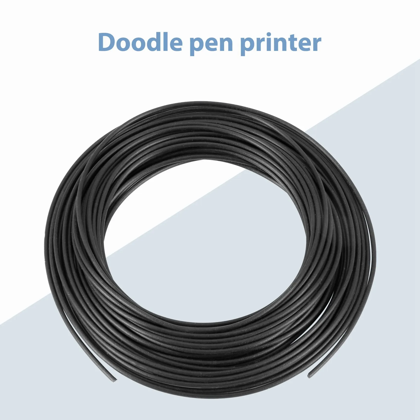 10M ABS 3D 1.75mm Printer Filament for 3D Scribble Pen Printers - Black