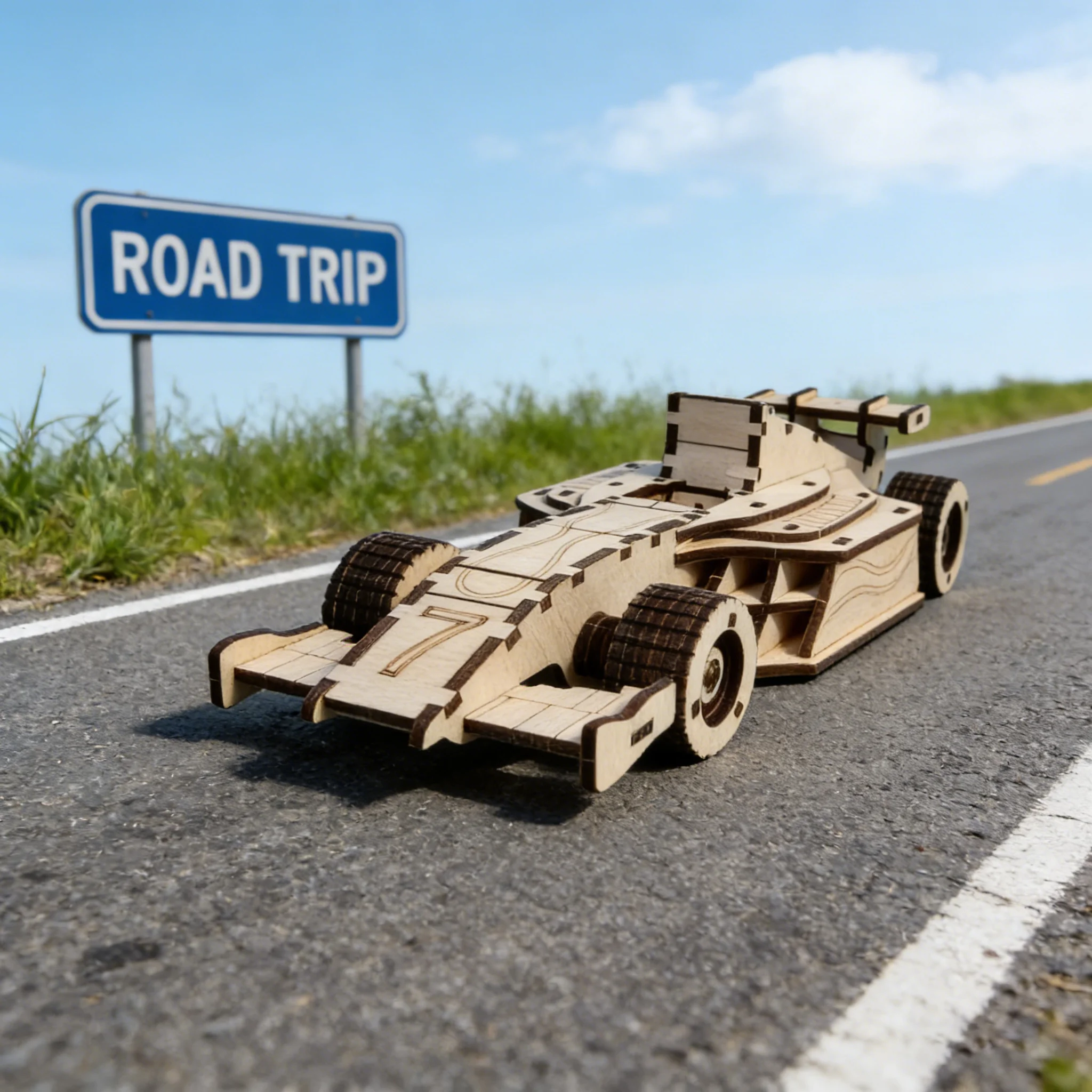 

Деревянный 3D-пазл «Гоночный автомобиль Формулы-1», масштабная модель, набор для сборки, ручная работа, подарок, декор для дома, игрушка для сборки